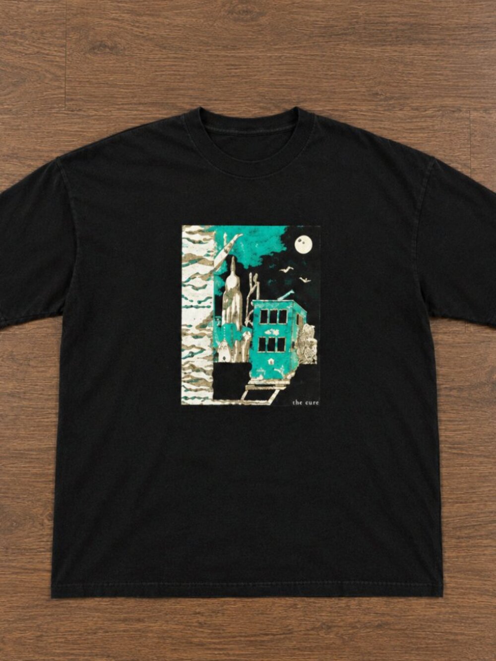 The Cure Graphic T-Shirt Black Vintage Art Tee